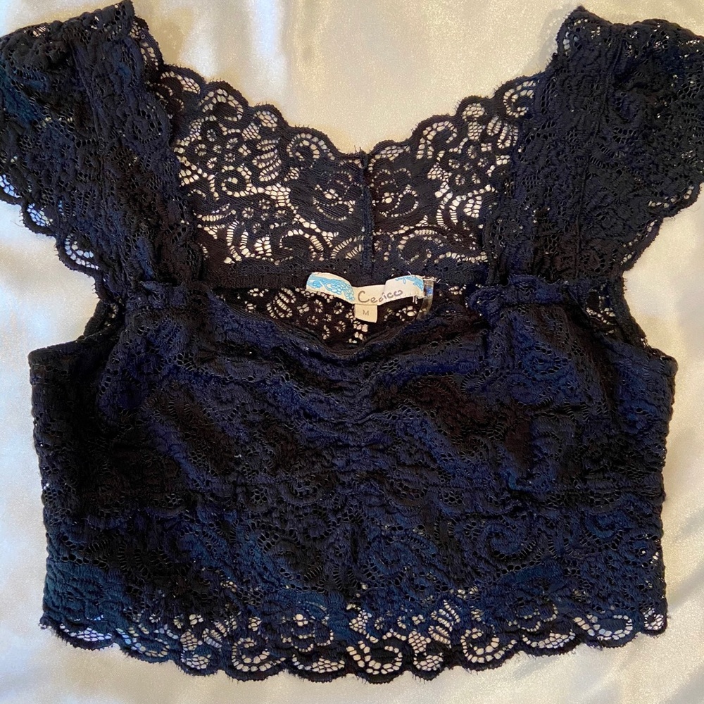 Lace Crop Top Bralette